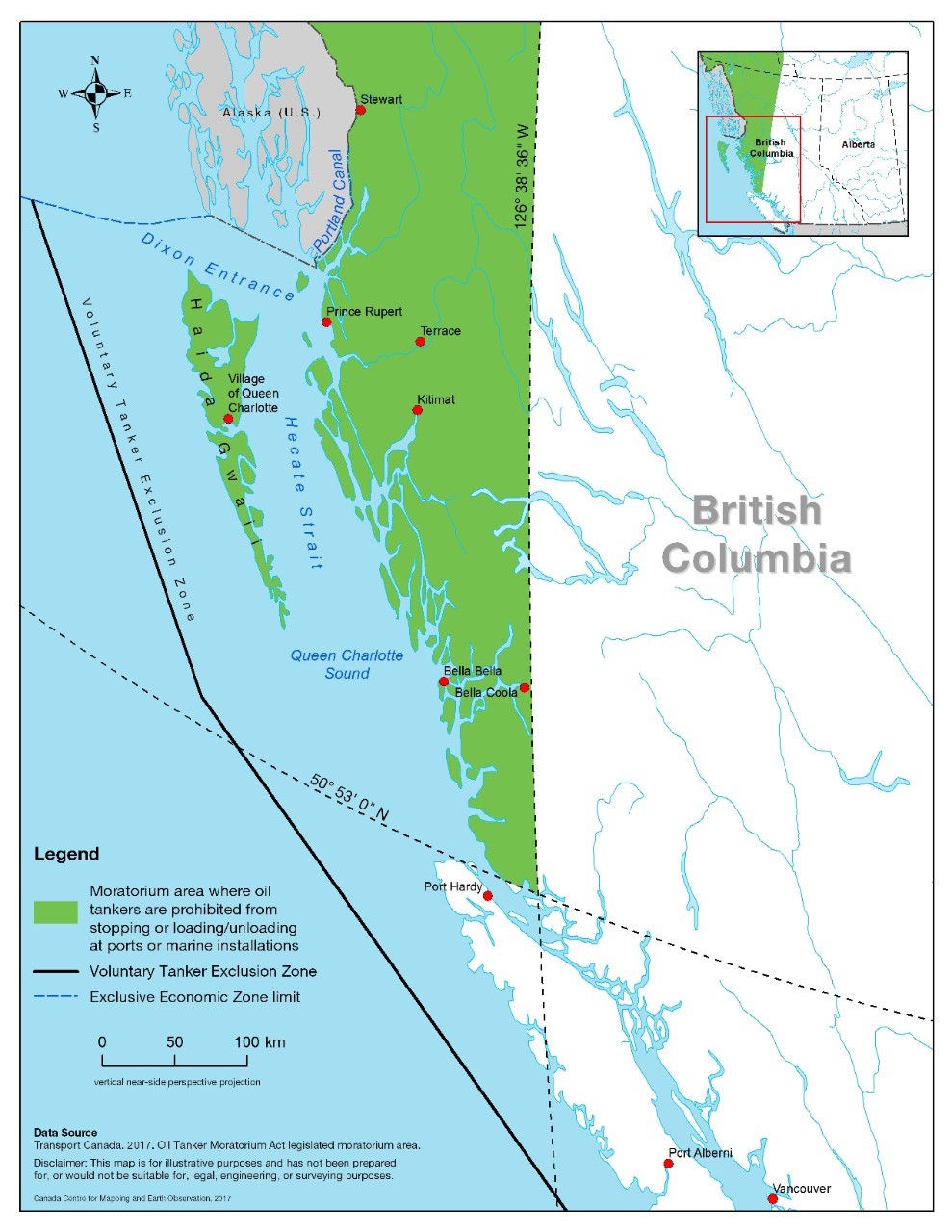 The Proposed Tanker Moratorium Area