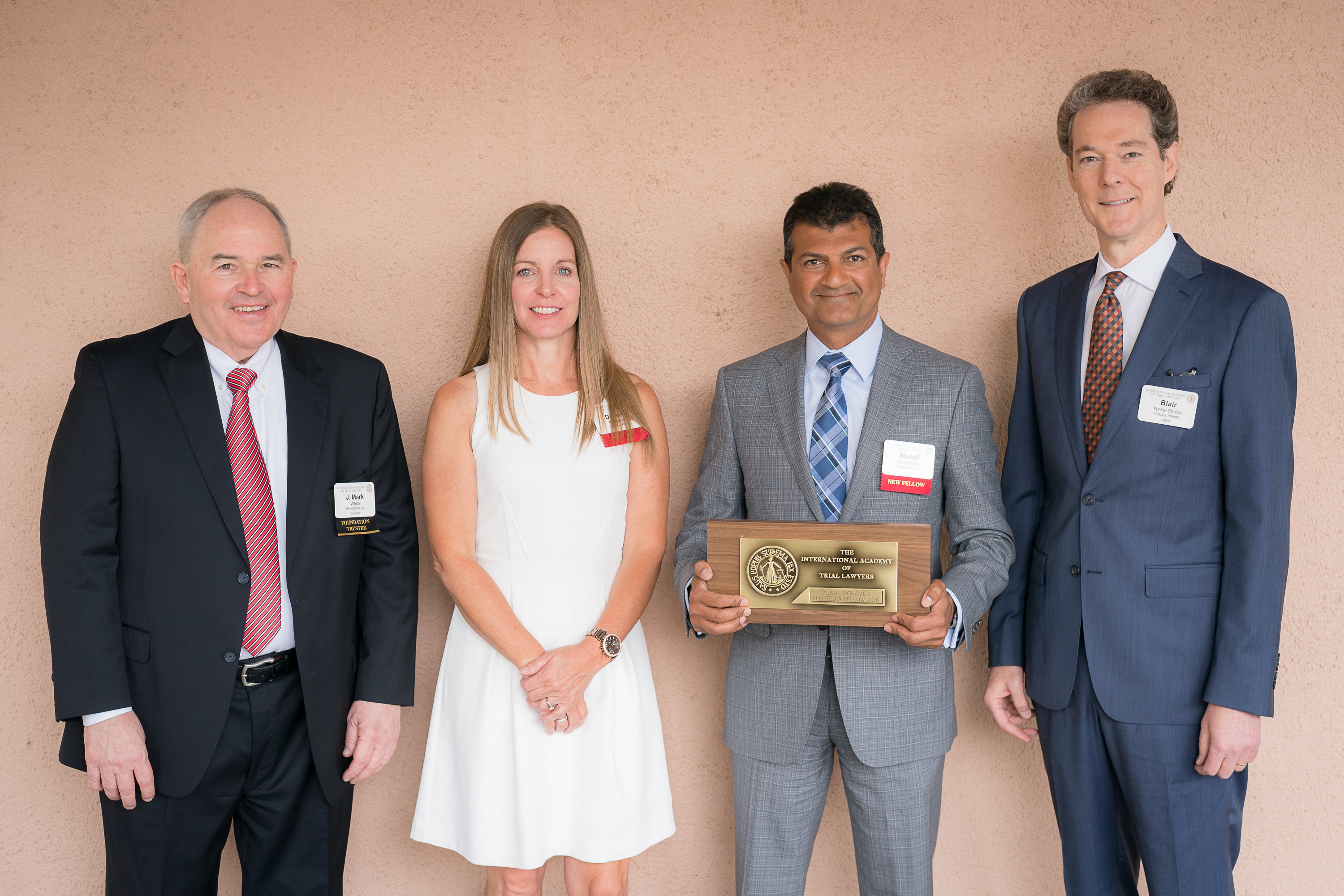 Munaf Mohamed inducted as a Fellow of the International Academy of Trial Lawyers