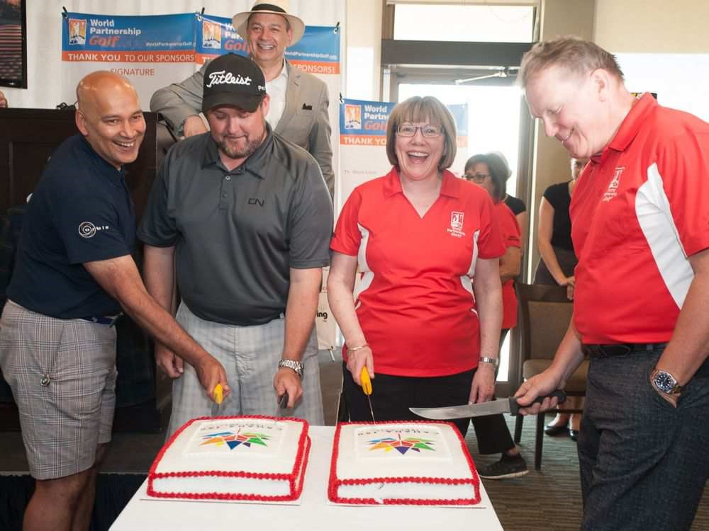Anne McLellan at World Partnership Golf Tournament Edmonton